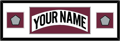 Colorado Nameplate & 2 Stanley Cup Finals Patches - Home White (1999-2001) - Essential Tier 4