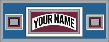 Colorado Nameplate & 2 Stanley Cup Finals Patches - Home White (1999-2001) - Premier Tier 8