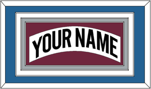 Colorado Nameplate - Home White (1999-2001) - Triple Mat 3