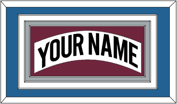 Colorado Nameplate - Home White (1999-2001) - Triple Mat 3