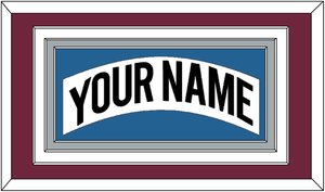 Colorado Nameplate - Home White (1999-2001) - Triple Mat 4