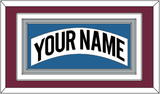 Colorado Nameplate - Home White (1999-2001) - Triple Mat 4