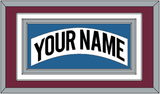 Colorado Nameplate - Home White (1999-2001) - Triple Mat 4