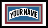 Colorado Nameplate - Home White (1995-1996) - Triple Mat 2