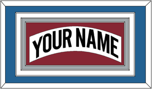 Colorado Nameplate - Home White (1995-1996) - Triple Mat 3