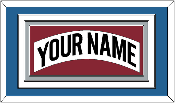 Colorado Nameplate - Home White (1995-1996) - Triple Mat 3