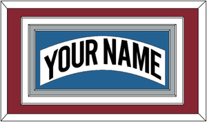 Colorado Nameplate - Home White (1995-1996) - Triple Mat 4