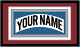 Colorado Nameplate - Home White (1995-1996) - Triple Mat 4