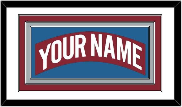 Colorado Nameplate - Road Burgundy (1995-1996) - Triple Mat 1