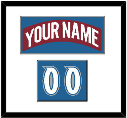 Colorado Nameplate & Number (Shoulder) - Road Burgundy (1995-1996) - Essential Tier 1