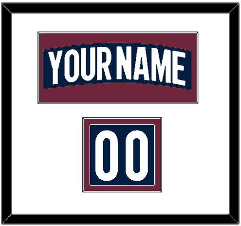 Colorado Nameplate & Number (Shoulder) - Alternate Navy - Signature Tier 1