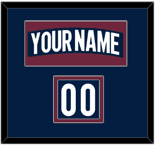 Colorado Nameplate & Number (Shoulder) - Alternate Navy - Signature Tier 2