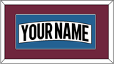 Colorado Nameplate - Road White (2017-2021) - Single Mat 2