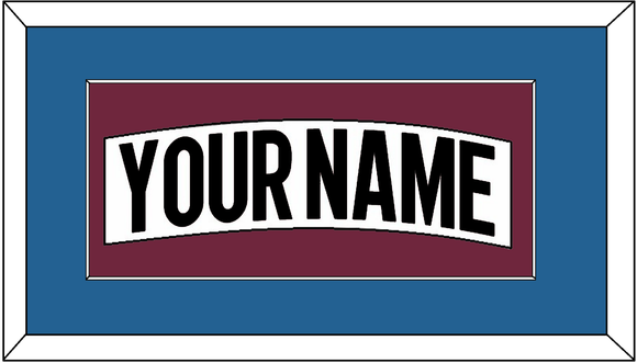 Colorado Nameplate - Road White (2017-2021) - Single Mat 3