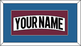 Colorado Nameplate - Road White (2017-2021) - Single Mat 3