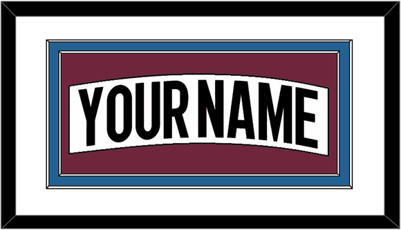 Colorado Nameplate - Road White (2017-2021) - Double Mat 1