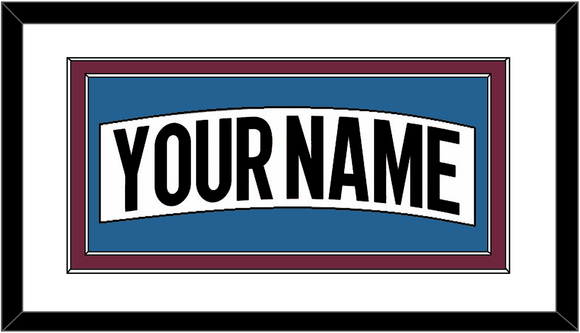 Colorado Nameplate - Road White (2017-2021) - Double Mat 2