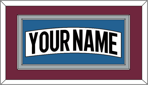 Colorado Nameplate - Road White (2017-2021) - Double Mat 3