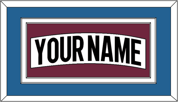 Colorado Nameplate - Road White (2017-2021) - Double Mat 6