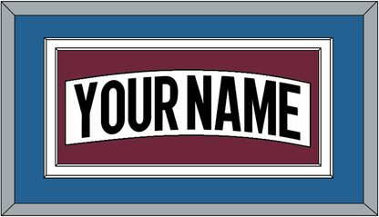 Colorado Nameplate - Road White (2017-2021) - Signature Tier 6