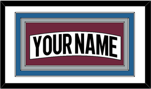 Colorado Nameplate - Road White (2017-2021) - Triple Mat 1