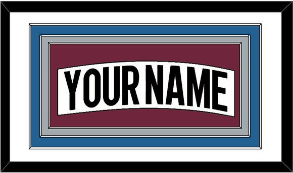 Colorado Nameplate - Road White (2017-2021) - Triple Mat 1