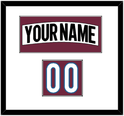 Colorado Nameplate & Number (Shoulder) - Road White (2017-2021) - Essential Tier 1