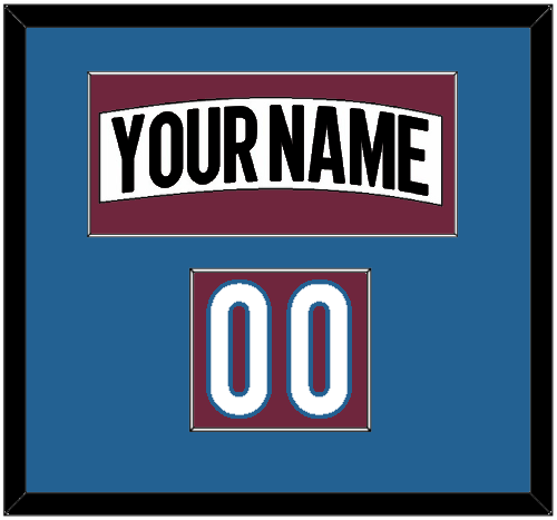 Colorado Nameplate & Number (Shoulder) - Road White (2017-2021) - Essential Tier 2