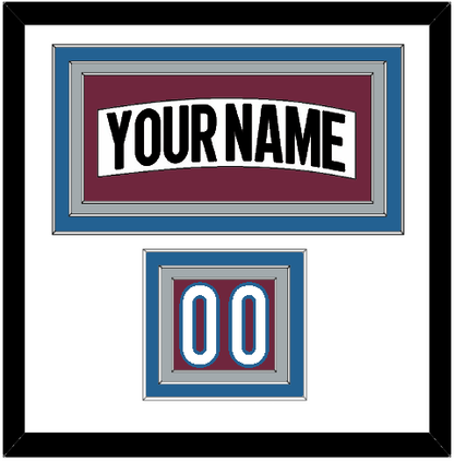 Colorado Nameplate & Number (Shoulder) - Road White (2017-2021) - Premier Tier 1