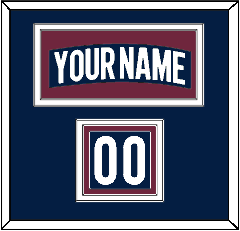 Colorado Nameplate & Number (Shoulder) - Alternate Navy - Premier Tier 2