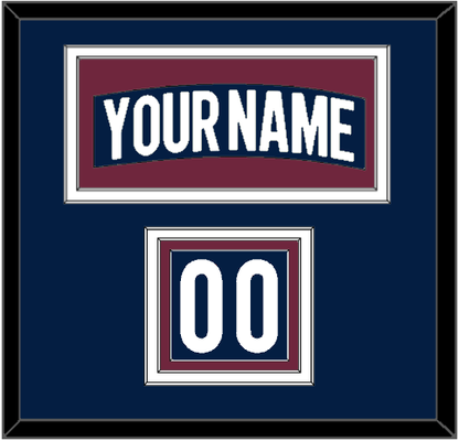 Colorado Nameplate & Number (Shoulder) - Alternate Navy - Premier Tier 2