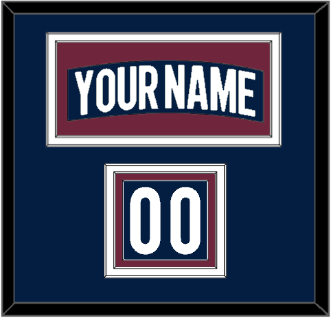 Colorado Nameplate & Number (Shoulder) - Alternate Navy - Premier Tier 2