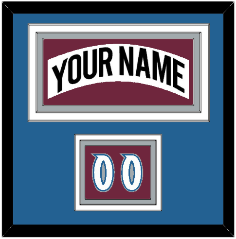 Colorado Nameplate & Number (Shoulder) - Home White (1999-2001) - Premier Tier 3