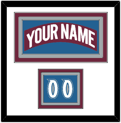 Colorado Nameplate & Number (Shoulder) - Road Burgundy (1999-2001) - Premier Tier 1