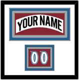 Colorado Nameplate & Number (Shoulder) - Home White (1995-1996) - Triple Mat 1