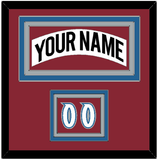 Colorado Nameplate & Number (Shoulder) - Home White (1995-1996) - Triple Mat 2