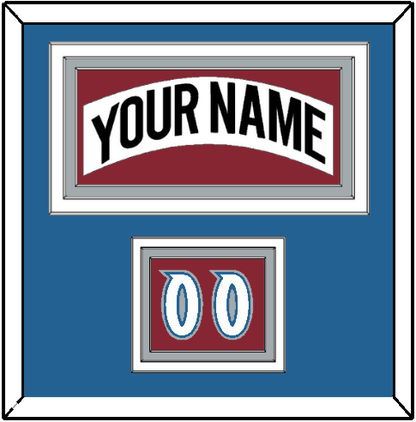Colorado Nameplate & Number (Shoulder) - Home White (1995-1996) - Premier Tier 3
