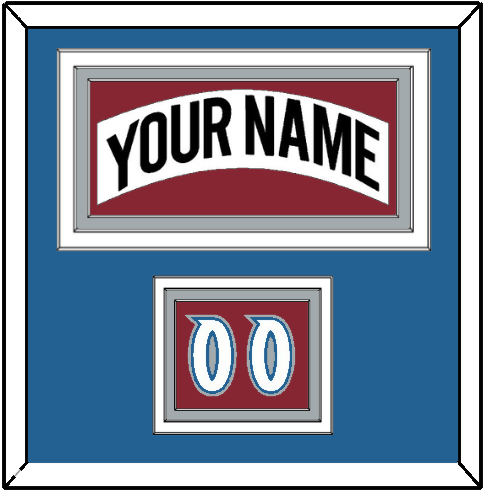 Colorado Nameplate & Number (Shoulder) - Home White (1995-1996) - Premier Tier 3