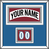 Colorado Nameplate & Number (Shoulder) - Home White (1995-1996) - Triple Mat 3