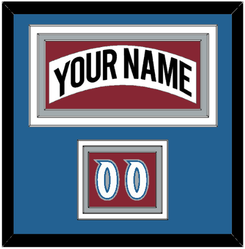 Colorado Nameplate & Number (Shoulder) - Home White (1995-1996) - Premier Tier 3