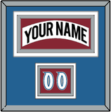 Colorado Nameplate & Number (Shoulder) - Home White (1995-1996) - Triple Mat 3