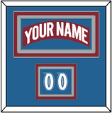 Colorado Nameplate & Number (Shoulder) - Road Burgundy (1995-1996) - Triple Mat 3