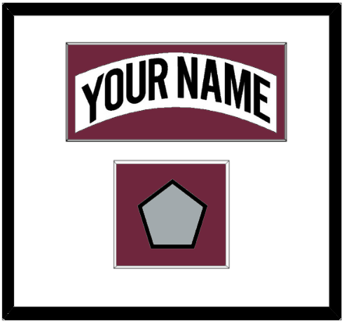 Colorado Nameplate & 2001 Stanley Cup Champions Patch - Home White (1999-2001) - Essential Tier 1