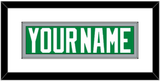 Dallas Nameplate - Home Green - Single Mat 2