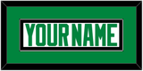 Dallas Nameplate - Road White - Single Mat 2