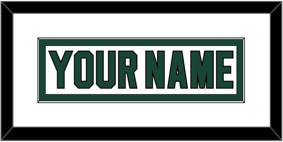 Dallas Nameplate - Home White (1994-1999) - Single Mat 1