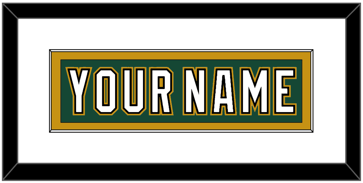 Dallas Nameplate - Alternate Green (1997-1999) - Essential Tier 2