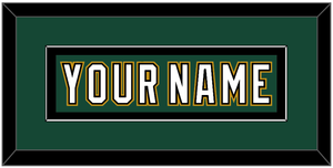 Dallas Nameplate - Alternate Green (1997-1999) - Single Mat 3