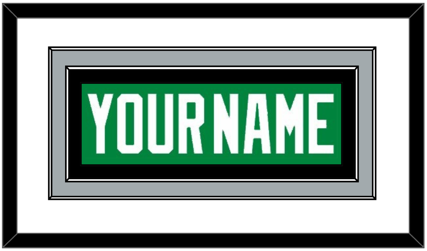 Dallas Nameplate - Home Green - Signature Tier 1