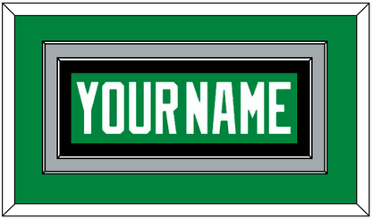 Dallas Nameplate - Home Green - Signature Tier 2